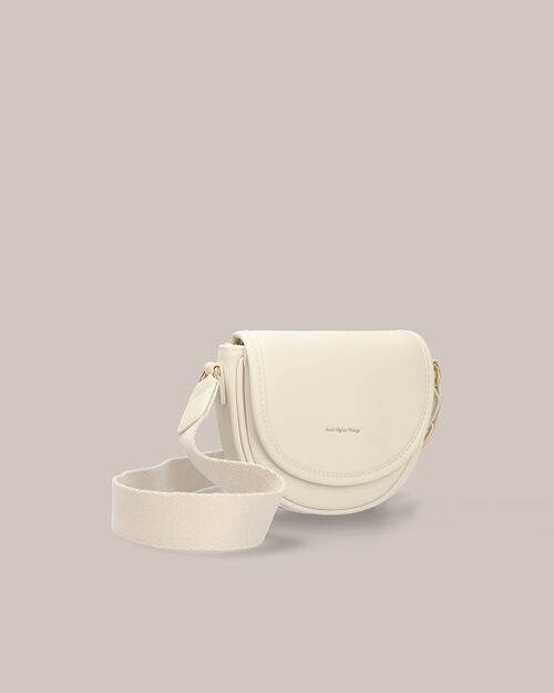 Bolso Blanco Media Luna
